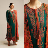 Hussain Rehar 03PCS UNSTITCHED SUIT