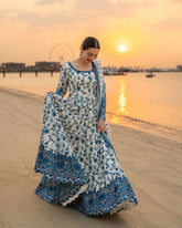 FAIZA SAQLAIN lawn Fancy frock