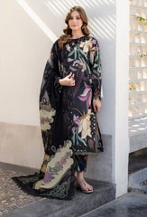 4 Side Lace Ready to Wear Chiffon Dupatta