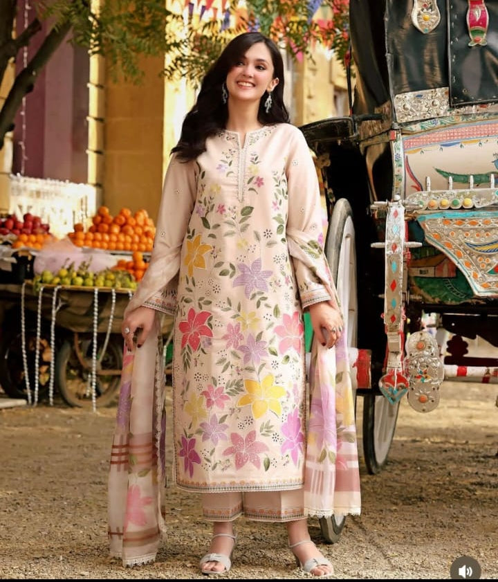 Aneela’s MOST DEMANDING EDITION 03PCS UNSTITCHED SUIT