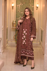 Aneela’s MOST DEMANDING EDITION 03PCS UNSTITCHED SUIT FABRIC lawn90/88
