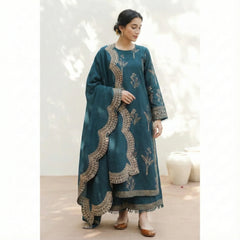 Maharani 03PCS UNSTITCHED SUIT
