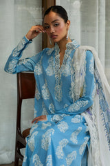 CoCo by Zara Shahjaha *03PCS UNSTITCHED SUIT