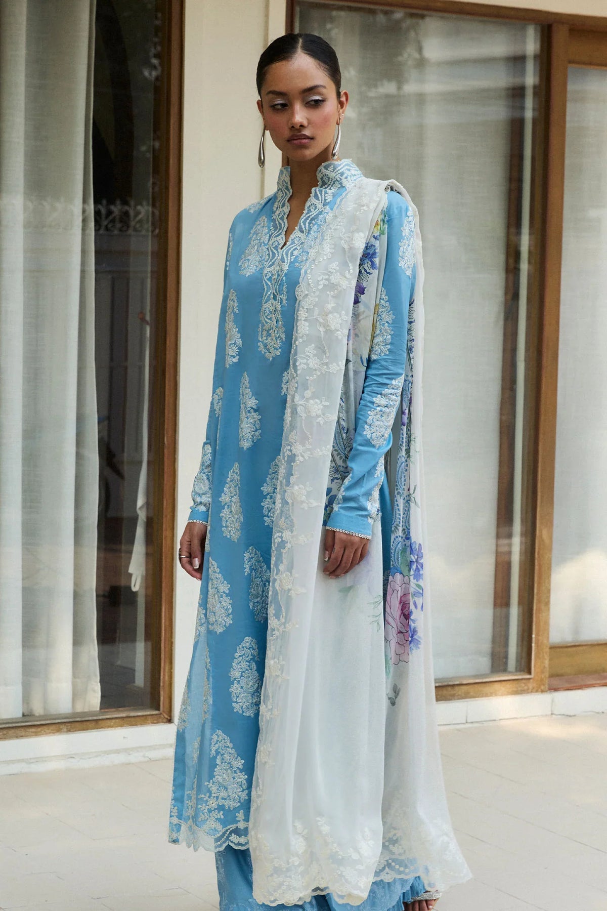 CoCo by Zara Shahjaha *03PCS UNSTITCHED SUIT