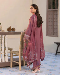 Jade  03PCS UNSTITCHED SUIT *FABRIC lawn
