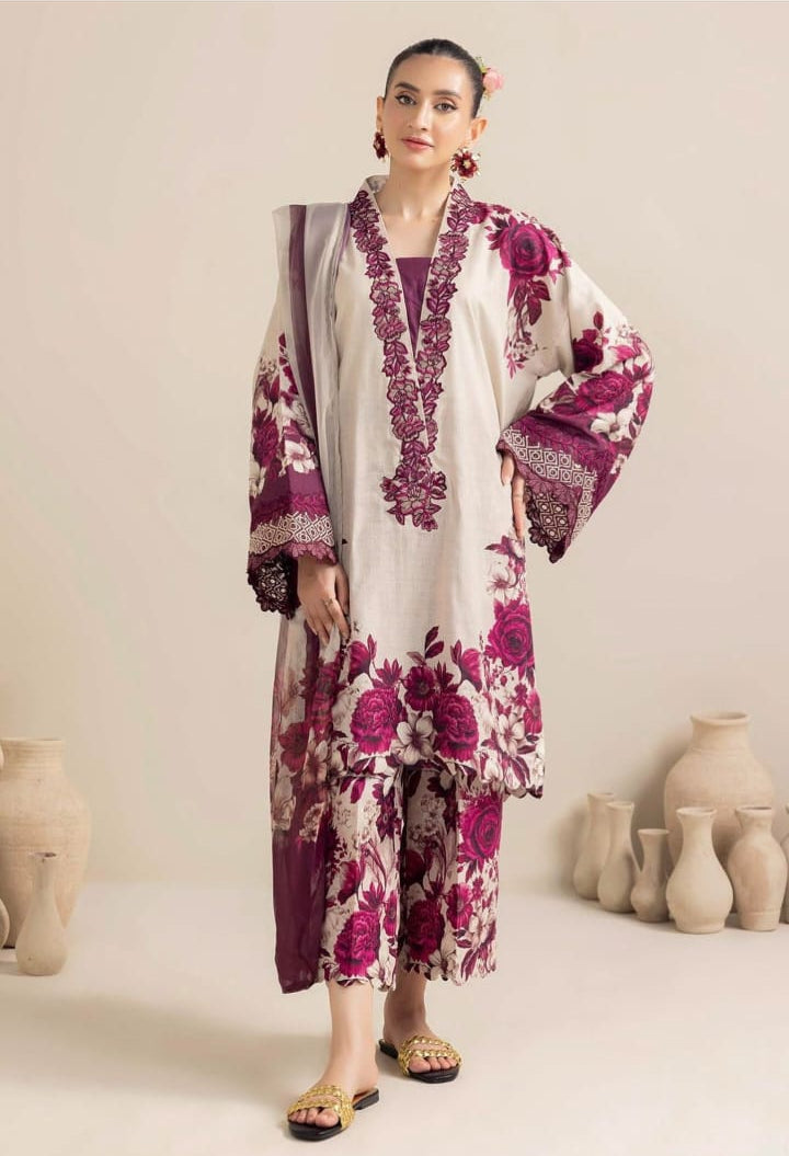 Adnan libas 03PCS UNSTITCHED SUIT