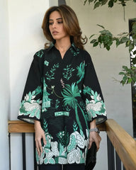 Vibrant Ikdak Linen Co-ord