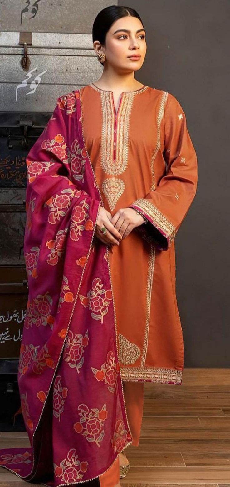 Zara shahJahan 03PCS UNSTITCHED SUIT